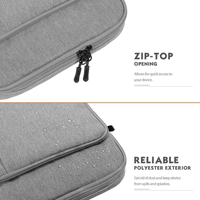 MoKo 12.9 Inch Tablet Sleeve Bag Carrying Case - Image 5