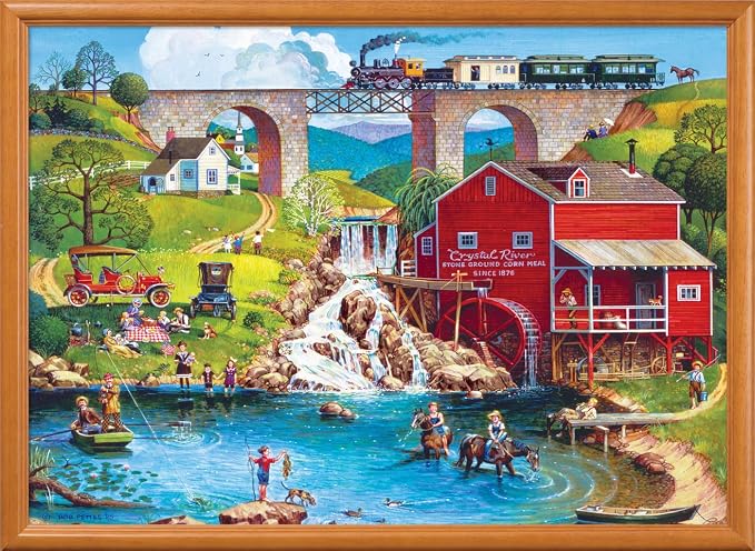 MasterPieces - 500 Piece Jigsaw Puzzle, Large EZ Grip Shapes, Labor Day - Image 8