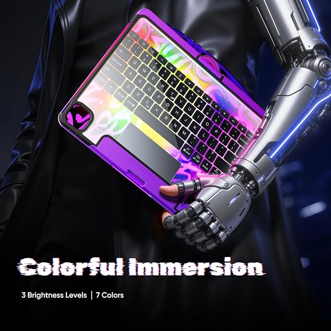 KITONE Transparent Case with Wireless Keyboard only - Image 7