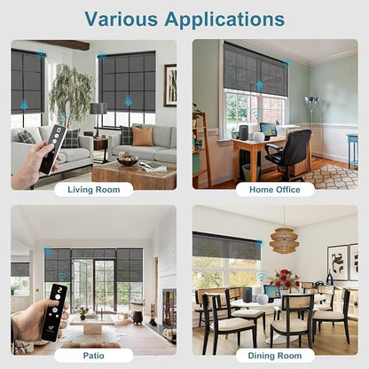 SmartWings Motorized Roller Shades 5% Openness Work - Image 3