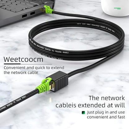 Ethernet Extension Cable 30ft, Network Cat6a Extension Patch Cable RJ45 Cords - Image 5
