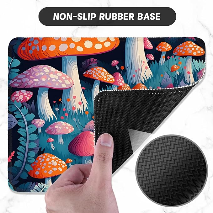 ITNRSIIET Mouse Pad with Stitched Edge Premium Textured Smooth Precise - Image 3