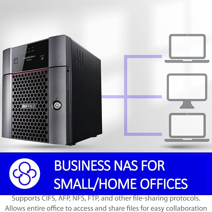 BUFFALO TeraStation Essentials 4-Bay Value-Focused Desktop NAS 24TB - Image 3