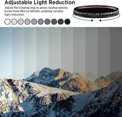 52mm Variable ND2-ND400 Filter - Image 2