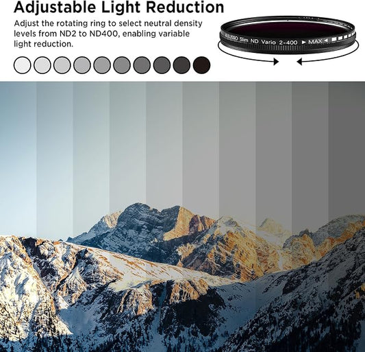 52mm Variable ND2-ND400 Filter - Image 2
