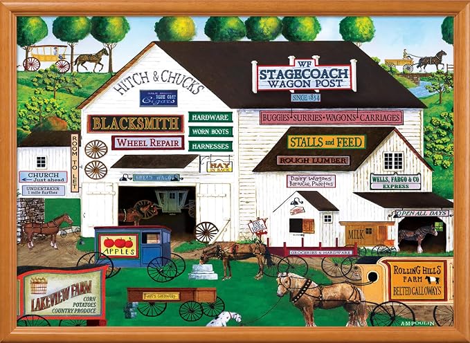 MasterPieces - 500 Piece Jigsaw Puzzle, Large EZ Grip Shapes, Free Wheeling - Image 8