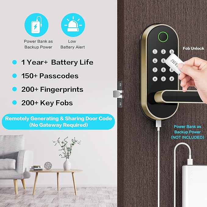 Fingerprint Smart Door Lock - Image 3