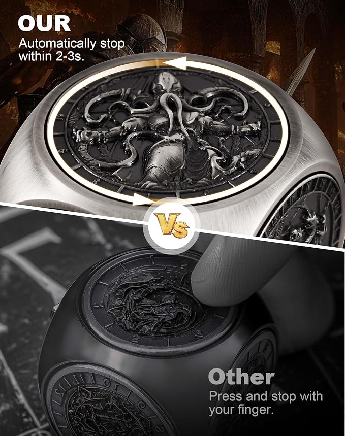 Kabinka Spinner Dice for 7 in 1 DND Dice Set, Unique Metal Dice for Dungeons - Image 4