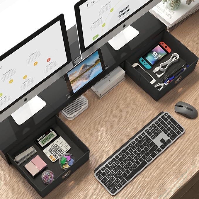 WESTREE Dual Monitor Stand Riser - Image 2