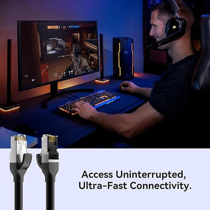 BENFEI Cat 7 Ethernet Cable 10FT, 10Gbps 600MHz High Speed RJ45 LAN Network - Image 8