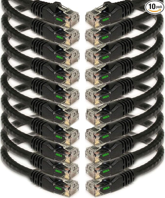 iMBAPrice Cat5e Ethernet Cable 100FT, Long High-Speed LAN Network Cable by iMBAPrice