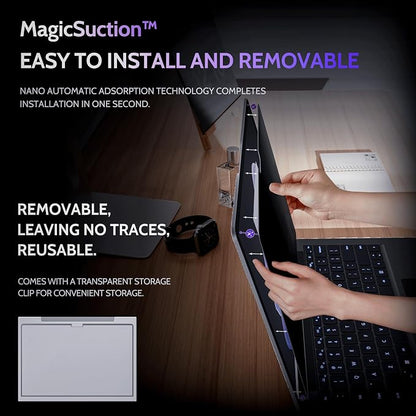 Privacy Screen for 15 Inch Surface Laptop 6/5/4/3/2/1, MagicSuction™ Removable - Image 2