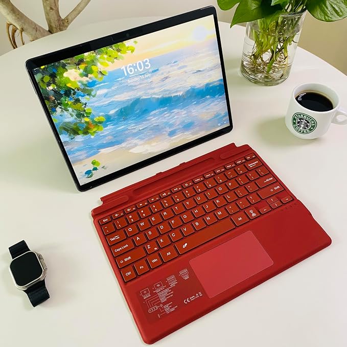Keyboard for Microsoft Surface Pro Copilot+ / Pro 11 / Pro 10 / Pro 9 / Pro 8 / - Image 6