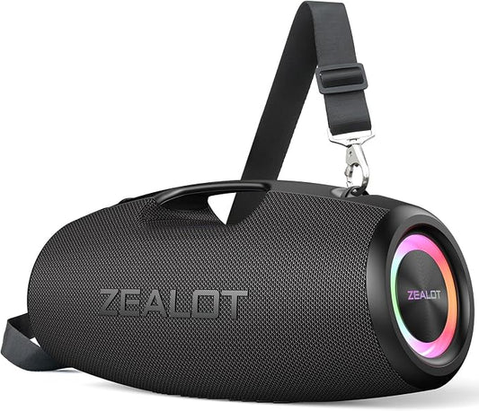 ZEALOT Bluetooth Speaker, 120W Wireless Outdoor Speaker by ZEALOTNeverStop