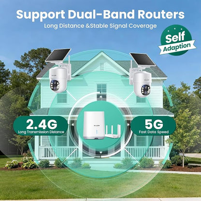 SOLIOM- 5MP Security Cameras Wireless Outdoor, No Subscription & Solar Powered - Image 8
