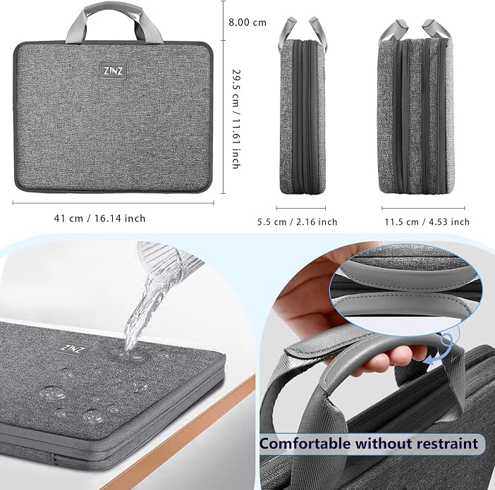 ZINZ Laptop Case Computer Sleeve Briefcase - Image 2