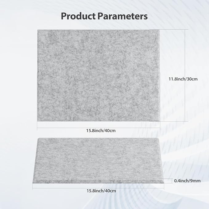 12 Pack Acoustic Panels Self Adhesive Sound Proof Foam, High Density Sound - Image 6