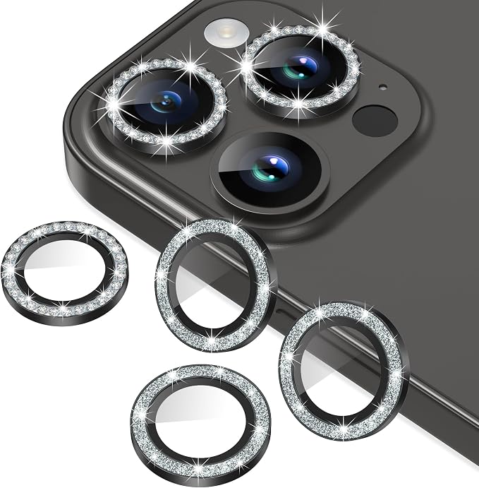 AGVEE 3+3 6 Pack for iPhone 14 Pro 6.1" / 14 Pro Max 6.7" Camera Lens Protector by AGVEE