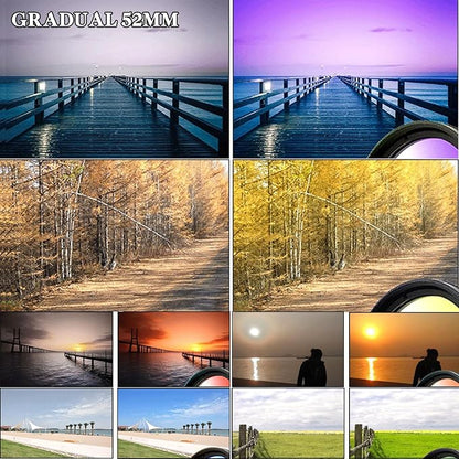 10 in 1 Cell Phone Camera Lens Kit, 52MM Clip-On CPL Phone Camera Lens Filter - Image 4