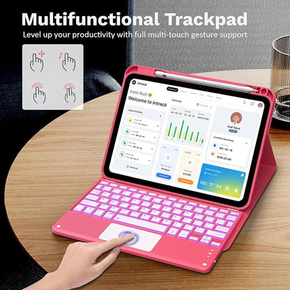MoKo Touch Keyboard Case for iPad 11th Generation 11 inch 2025, iPad 10th - Image 5
