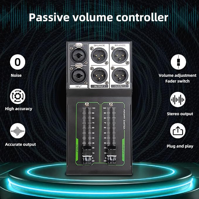 Passive Stereo Monitor Volume Controller, - Image 2