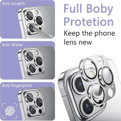 2 Pack Camera Lens Protector for iPhone 16 Pro/iPhone 16 Pro Max, AR Tempered - Image 4