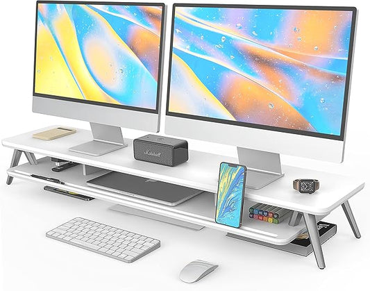 Fenge Dual Monitor Stand, Monitor Stands Riser by Fenge