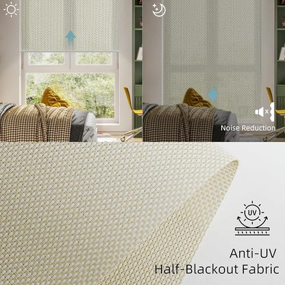 SmartWings Motorized Roller Shades 5% Openness Work - Image 6