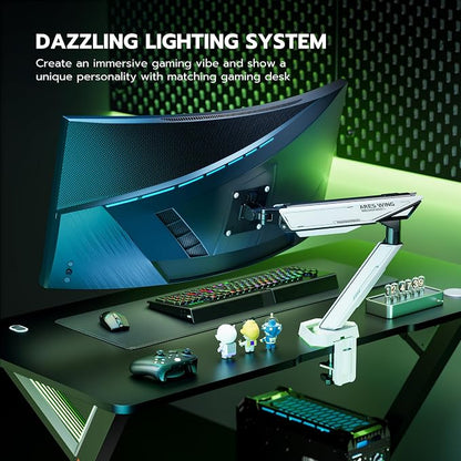 ARES WING RGB Single Monitor Arm Desk Mount - Image 8