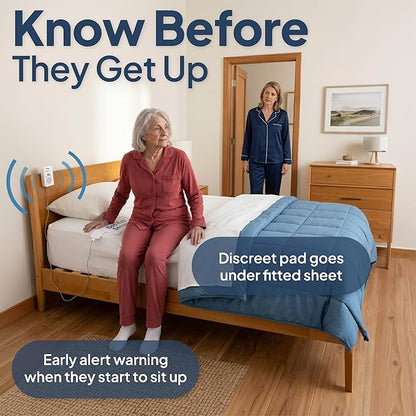 Smart Caregiver Bed Alarm for Elderly Adults – Fall Prevention System - Image 2