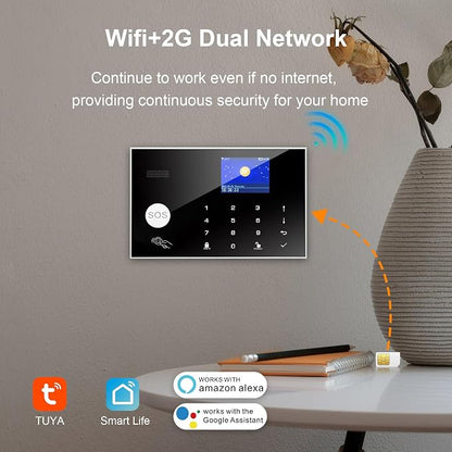 Home Security System with Camera, WiFi + GSM Home Alarm Kit with Phone App Alert - Image 2