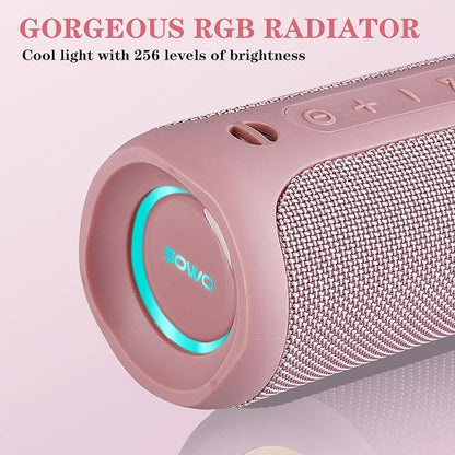 SOWO Outdoor Wireless Portable Bluetooth Speaker, IPX7 Waterproof Speaker - Image 4