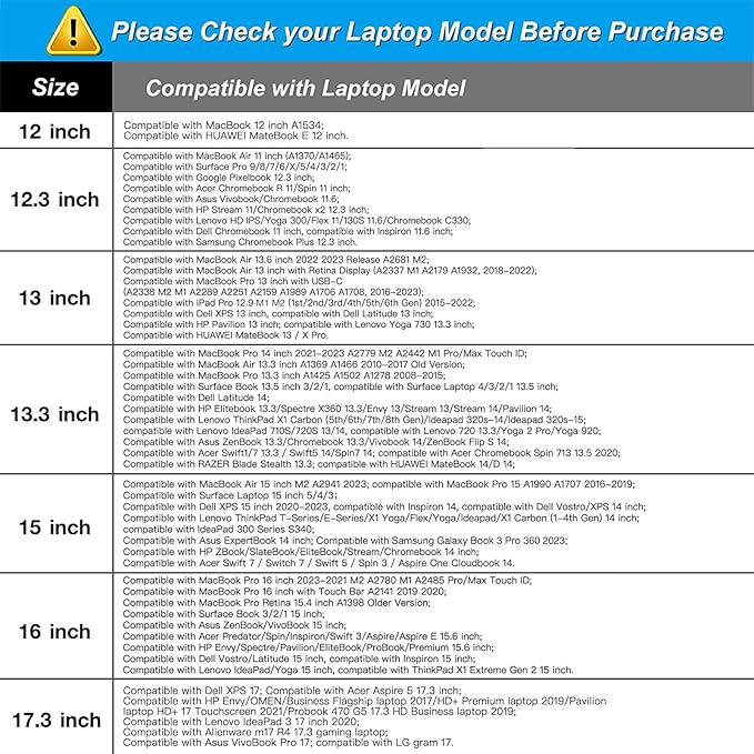 MOSISO Laptop Case 13.3 inch, 13-13.3 inch Laptop Sleeve Compatible - Image 5