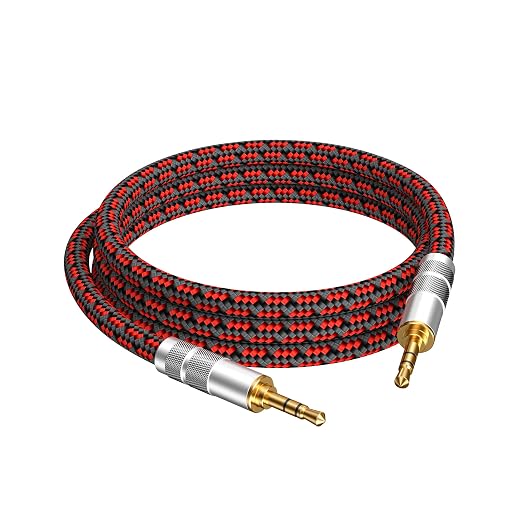 3.5mm Aux Cord, Audiophile Audio Auxiliary Cable 3.5 mm Male to Male Stereo - Image 2