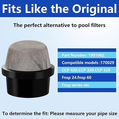 DECOHS 2 Pcs 190106Z Air Bleeder Screen Cap- Stainless Steel Screen Filter Cap - Image 4