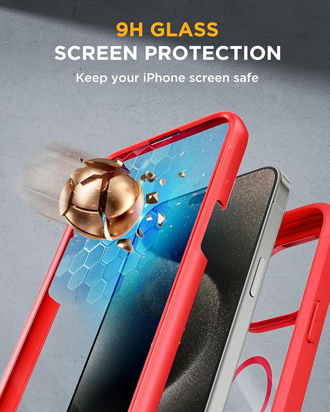Miracase Magnetic for iPhone 15 Pro Case Full-Body Bumper Phone case - Image 3