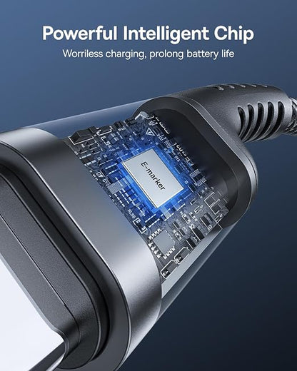 Baseus USB Type C Cable for Car, Nylon Braided Carplay Cable Compatible - Image 5
