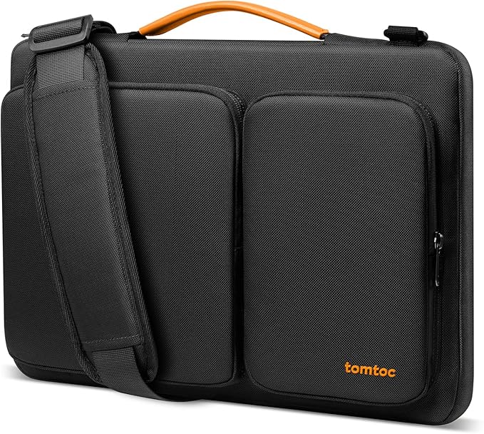 tomtoc Laptop Shoulder Bag for 14 Inch MacBook Pro M4/M3/M2/M1 Pro/Max 2024-2021 by tomtoc