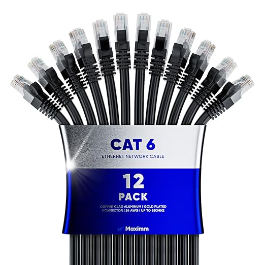 Maximm Cat 6 Ethernet Cable 50 ft by MaximmCable