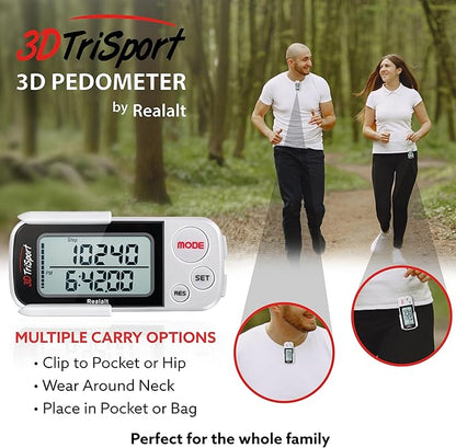 Realalt 3DTriSport 3D Walking Pedometer - Image 5