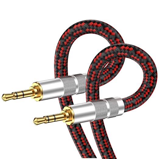3.5mm Aux Cord, Audiophile Audio Auxiliary Cable 3.5 mm Male to Male Stereo by Unknown