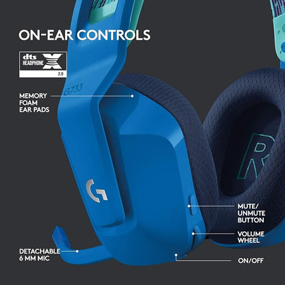 Logitech G733 Lightspeed Wireless Gaming Headset, Suspension Headband, - Image 5