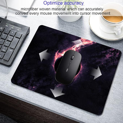 Sci-Fi Galaxy Mouse Pad Personalized Planet Design Computer Laptop Non-Slip - Image 3