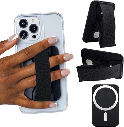 LoveHandle PRO MagSafe Compatible Magnetic Phone Grip w/Kickstand by LOVEHANDLE
