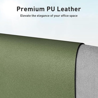 Aothia Desk Protector Mat, Mouse Pad, Non-Slip Waterproof PU Leather Desk - Image 2