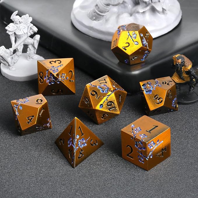 Metal Dice Flowers - Image 4