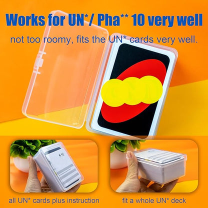 4 Pcs Playing Card Case, Works for 112 Standard UN* Cards And Other Same Or - Image 3