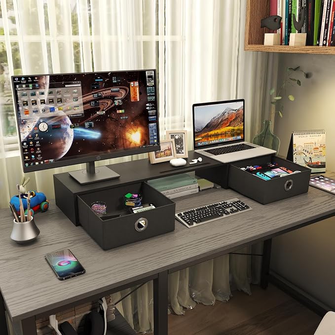 WESTREE Dual Monitor Stand Riser - Image 3