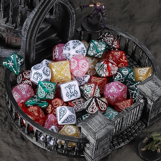 CiaraQ Polyhedral Dice Set, 6 Colors - Image 4