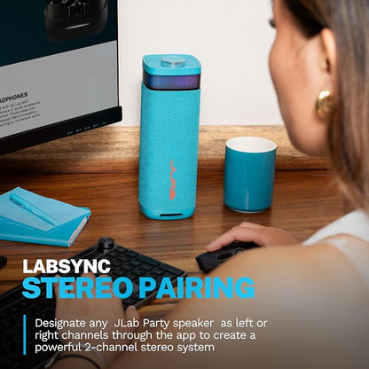 JLab JBuds Party Portable Bluetooth Speaker, 2 Full-Range Drivers + 2 Passive - Image 5